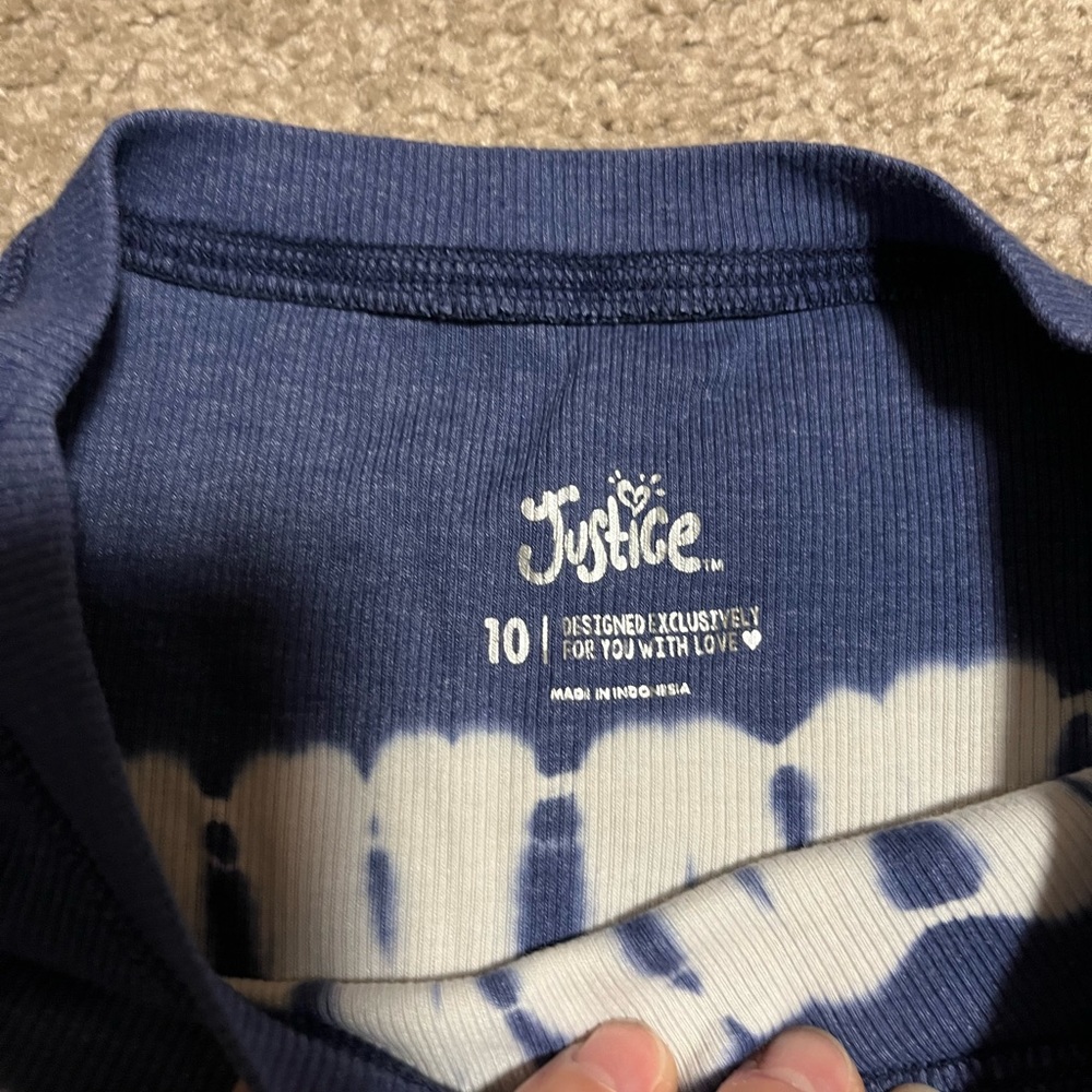 Girls Justice Ribbed Top - Picture 4 of 5